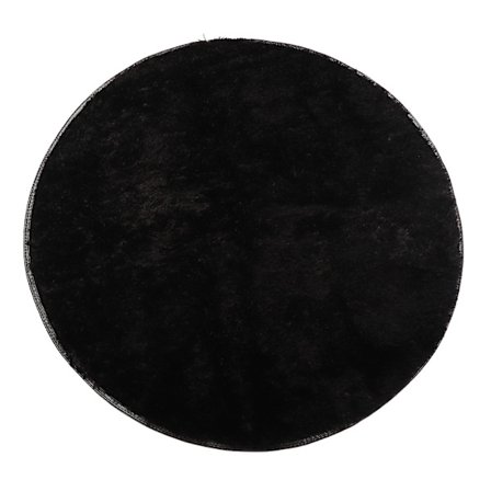 Myk Rund Plysj Teppe Antislipp Gulv Dusjmatte for Bad, Soverom og Yogamatte - Hjemmedekor