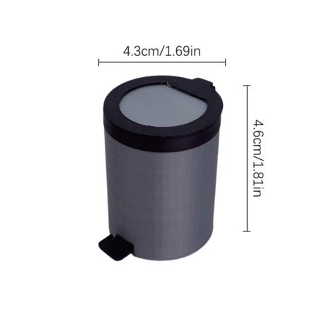 1:6 1:12 Dukkehus Miniatyrmopp søppeldunk Støvbrett Bom Clea H