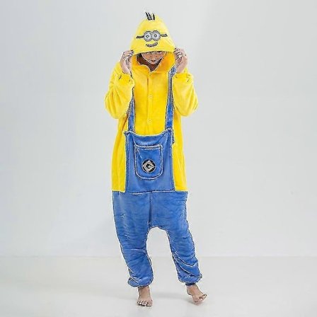 Minions Onesie Unisex Voksen Rollespill Kostyme Dyre Pyjamas Onesie Nattøy - Perfekt