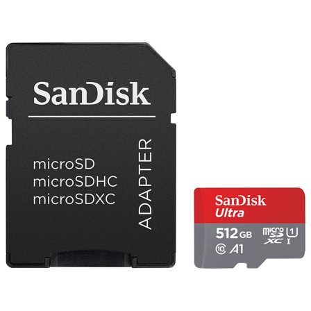 Sandisk Ultra - flashminnekort - 512 GB - microSDXC UHS-I