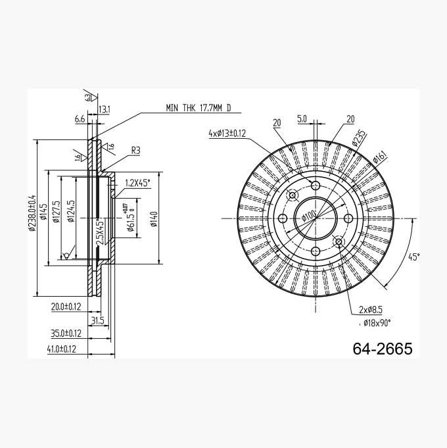 Biltema - BREMSESKIVE