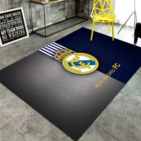 Vintage firkantede tæpper Blød skridsikker måtte til høj vandabsorption til arbejdsrum