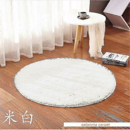 Bade Måtte Skridsikker Absorberende Brusebad Badeværelse Tæppe Rundt Langt Hår