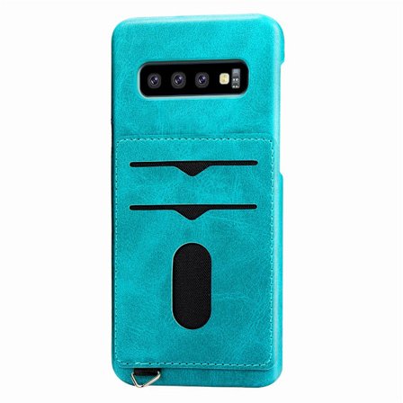 LEMANS Smarta Skal med Korthållare till Samsung Galaxy S10