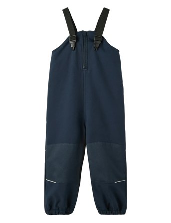 name it Nmnalfa08 Softshell Bib Pant Solid Fo - Navy - 86