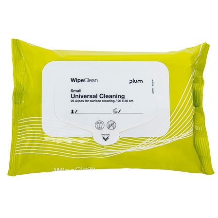 Plum WipeClean Universal Overfladedesinfektion Small 25 stk., Tøj & Bolig, Husholdning, Rensning & Desinfektion