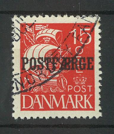 Danmark 1927 - Postfærgemærke AFA 10 - Stemplet