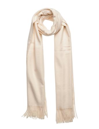 Fringed Edge Scarf Accessories Scarves Winter Scarves Beige Mango*Betinget Tilbud