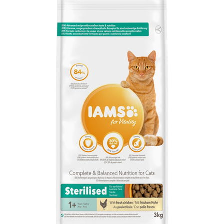 Iams - Cat Adult Light Succulent Roast Chicken Blue 10 kg - Katt - Kattefôr & kattemat - Tørrfôr for katt - ZOO.no