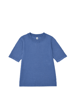 Å WOMAN Kortärmad jumper KARIN Stickat Blå M