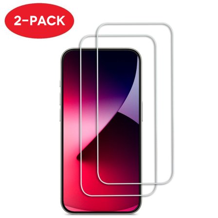 2st Härdat glas iPhone 15 Pro - Skärmskydd