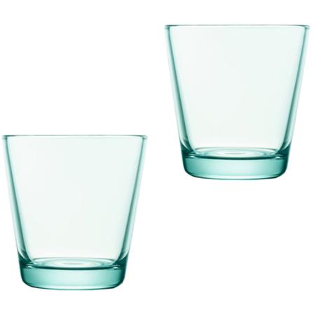 Iittala Kartio Glas 21 cl Vattengrön 2-pack