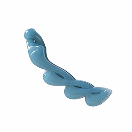 Bananformad hårklämma hästsvans dam present flickor kvinnor hårnål huvudbonad accessoarer(blå)