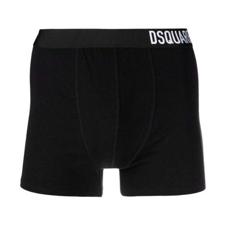 Dsquared2 Boxers with Logo , Zwart , Heren , Maat: M BoxerKorte Broek