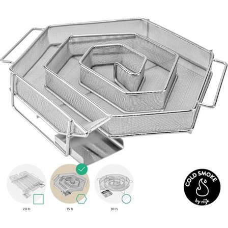 Røykgenerator for profesjonelle røykehus - for røyking i ovner - 6 hjørner