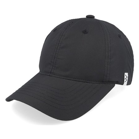 Wei - Waris Blank Black Soft Cap Unconstructed Black Cap - @ Hatstore