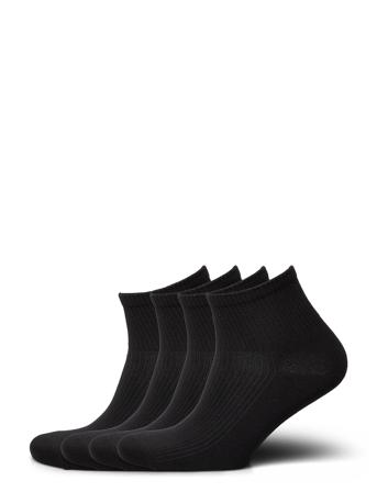 Sock 4 P Ancle Basic Lingerie Socks Footies/Ankle Socks Musta Lindex