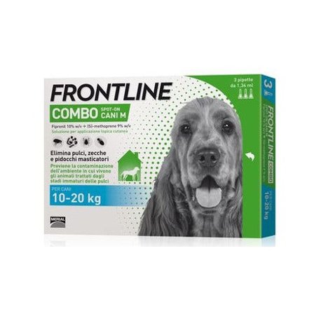 Frontline Combo Soluzione Spot On Cani M 10-20kg 3x1,34ml