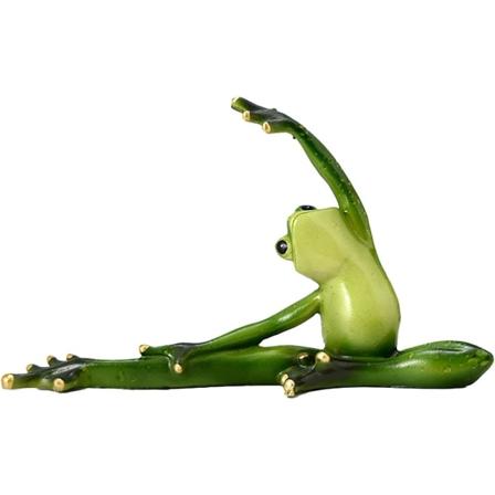 CNA 1 styck Harts Yoga Groda Staty Meditation Yoga Sta