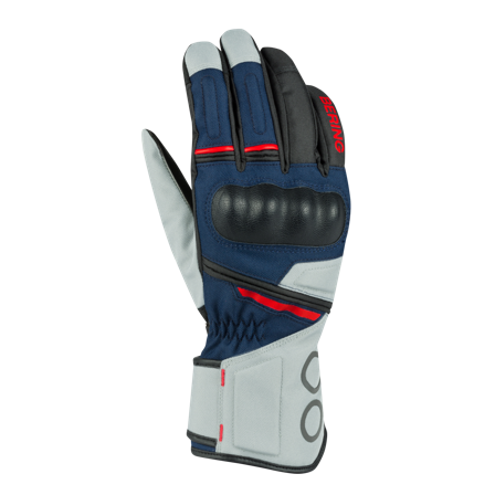 Guantes de Moto Mujer Bering Siberia Gris/Azul/Rojo L