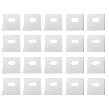 20 stk. Reparasjonssett for vertikale gardiner Vertikale persienner Reparasjonslapp Slitesterk