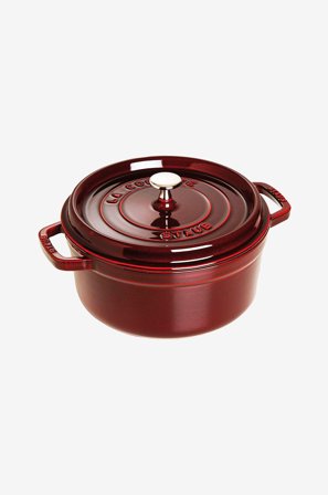 Staub - Pata La Cocotte, pyöreä, 26 cm, 5,2 l - Punainen - Padat & kattilat - - Homeroom