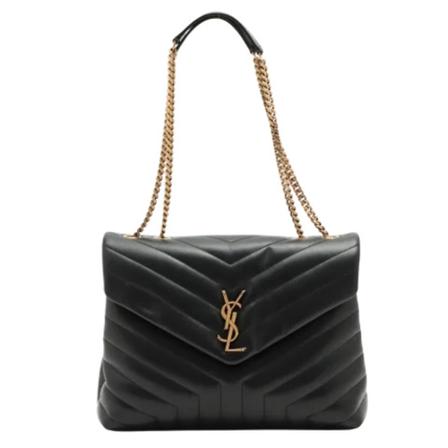 Yves Saint Laurent Vintage, Pre-owned Shoulder Bags Zwart, Dames, Maat:ONE Size,leer