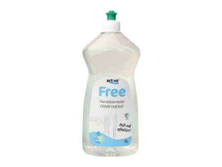 ACTIVA Handdiskmedel Free 1L - Lyreco - Städ och hygien - Diskrengöring - Handdiskmedel