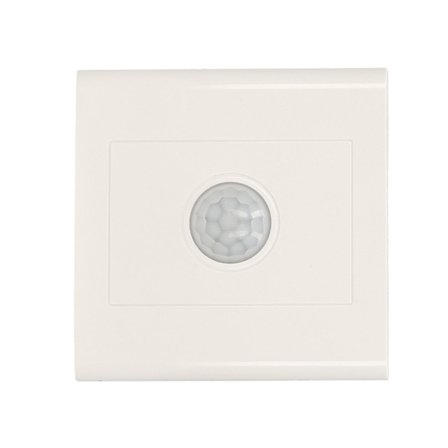 PIR-sensor lysbryter med live-in/out-linje, bevegelsesaktivert LED-lysbryter, automatisk kontrolllampe, veggbrytere, smart kroppsinduksjonsdetektor (