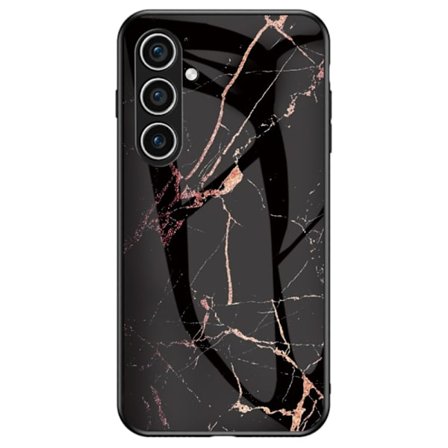 SKALO Samsung S24+ Marmor Härdat Glas TPU-skal - Motiv 5