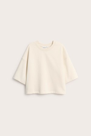 Kappahl | Lyhythihainen pusero | Luonnonvalkoinen