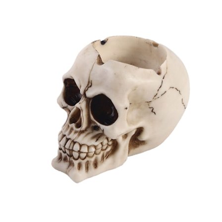 Skummel Askebeger - Askebeger i Form av et Hodeskalle - Temaoppsett Askebeger