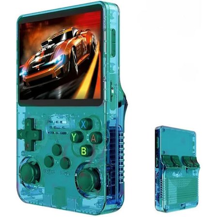 R36S Retro håndholdt videospillkonsoll Linux-system 3,5 tommers IPS-skjerm håndholdt videospiller 64 GB spill stil8