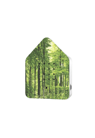 Relaxound Zwitscherbox Speldosa Fågelkvitter Skogsmotiv Högtalare Grön