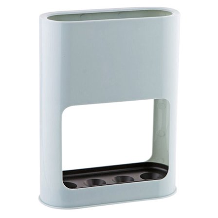 Vit oval parasollfot 28X21.4X22cm