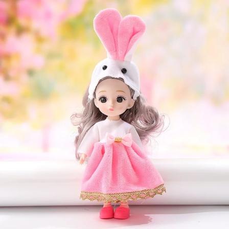1/12 skala 16 cm BJD docka med kläder och skor DIY rörlig 13 leder Mode prinsessa figur Glad flicka present barnleksaker Doll and Clothes