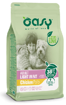 Oasy Dry Cane Adult Light In Fat Crocchette Pollo 12kg