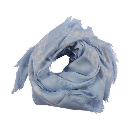 Alexander McQueen, Scarves Niebieski, Kobieta, Rozmiar: ONE Size