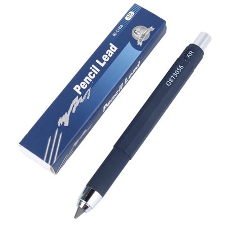 5.6mm Stiftpenna med 6 Stiftpåfyllningar 4B Mjuk Skrift Konst Stiftpennor Skisspennor för Ritning