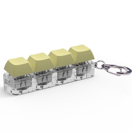 Tangentbord med 4 tangenter Fidgets Toy For Stress Relief Lätt Dekompressionsleksak För Pojkar Flickor Kvinnor Män