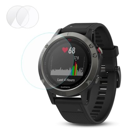 HAT PRINCE Näytönsuoja 0.2mm Karkaistu Lasi Garmin Fenix 5 2 Pakkaus