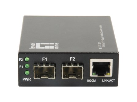 LEVELONE GVT-2011 - fibermedieomformer - 10Mb LAN, 100Mb LAN, 1GbE