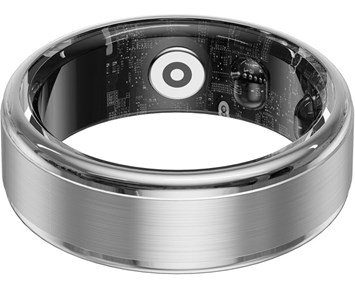 HAVIT-Smart ring stainless steel, 5ATM, size 9, Silver-Smart ring, størrelse 9. Helseovervåking døgnet rundt.-Personal training-Smarte ringer