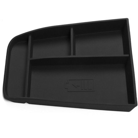 Til Mach-E 2021 2022 Bil Midterkonsol Armlæn Opbevaringsboks Opbevaring Oprydning Organizere Bakke Sort