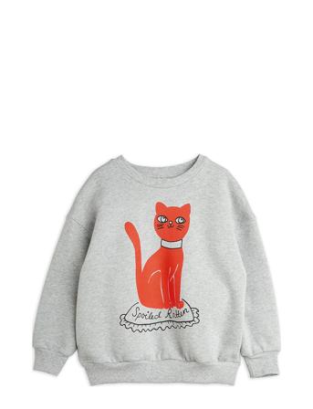 Cat Sp Sweatshirt Tops Sweat-shirts & Hoodies Sweat-shirts Grey Mini Rodini