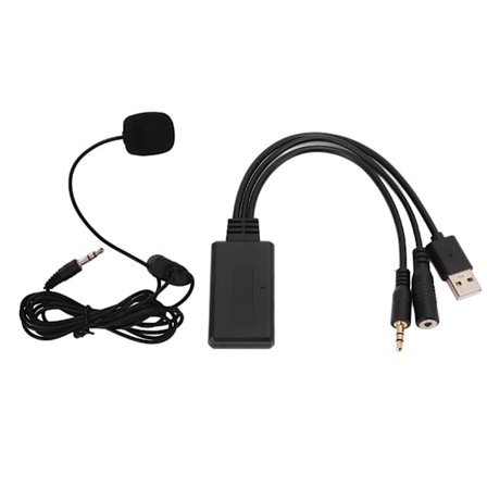 Bil Bluetooth Aux Kabel Mikrofon Handsfree Adapter Erstatning for Cooper Z4 E60 E63 E64 E66 E81 E90
