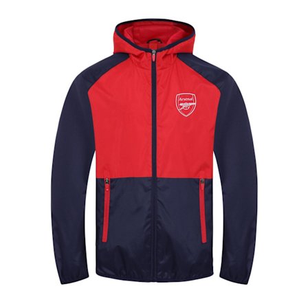 Arsenal FC Pojkar Crest Raglan Vindjacka 4-5 År Marinblå/Röd