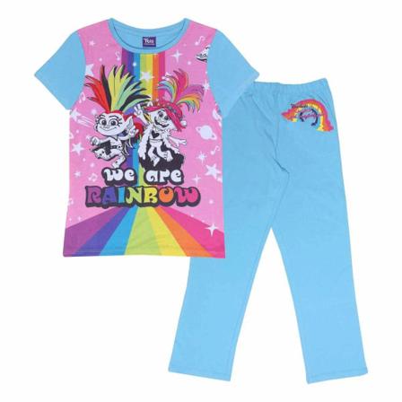 Trolls Childrens/kids We Are Rainbow Pyjamas Set 4-5 Years Blue/