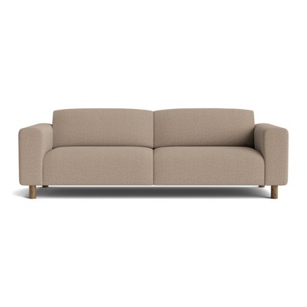 Toledo 3 personers sofa - Montreal Mørk Beige - 237x88x78 - Sofa, 3 personers sofa