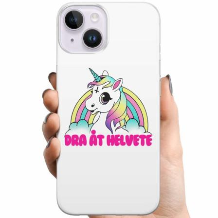 Apple Iphone 14 Plus Tpu Mobilskal Unicorn - Dra Åt @!#